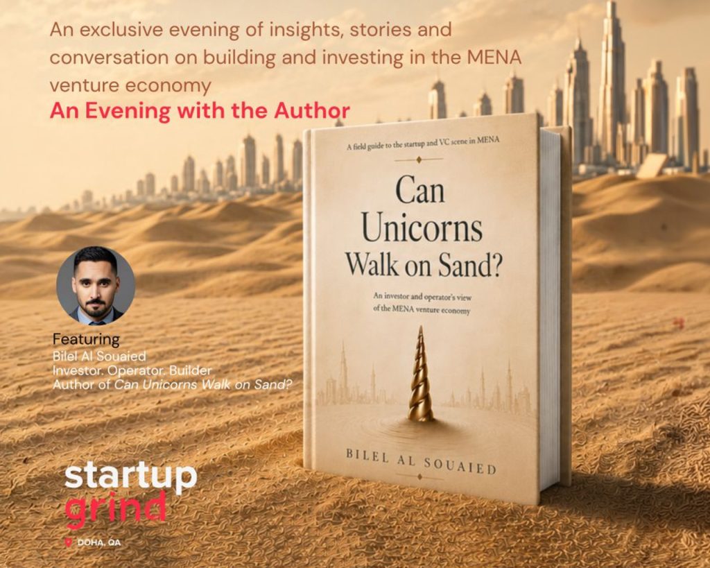 Startup Grind - Can Unicorns Walk on Sand event poster