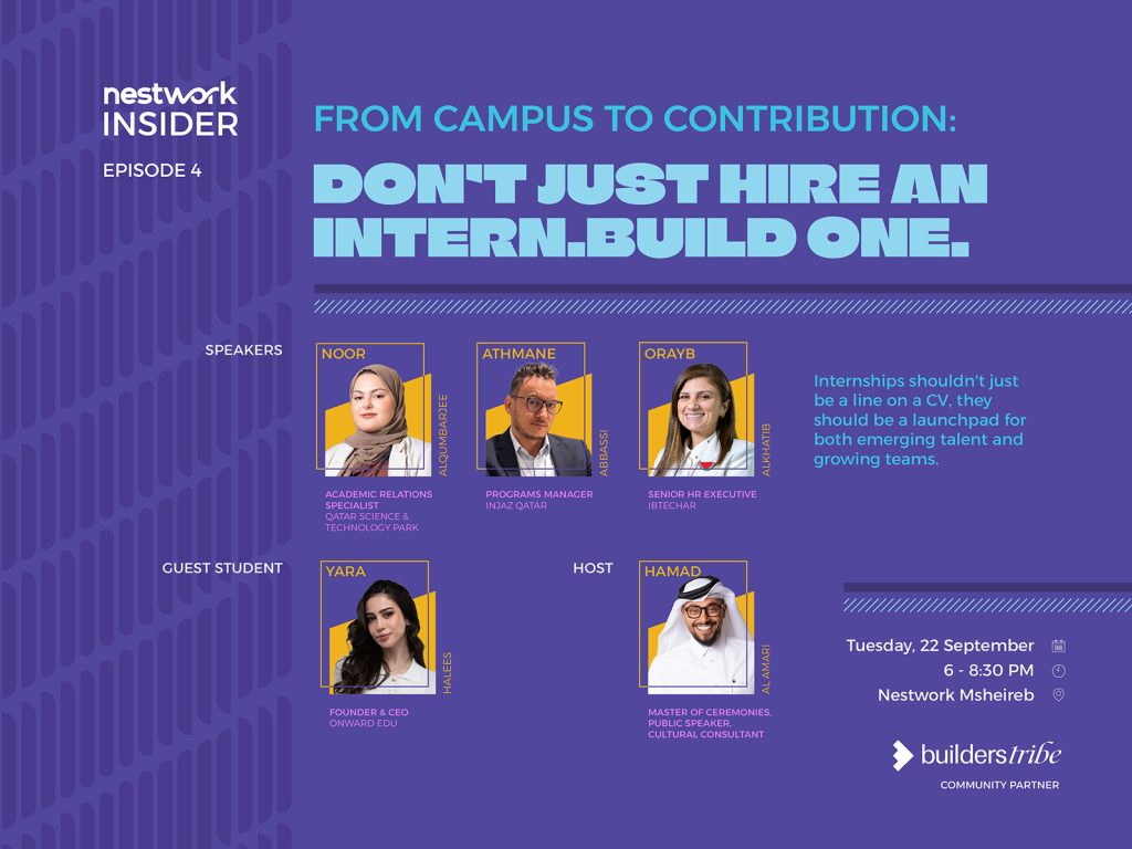 Event Poster: Don't just hire an intern, build one.